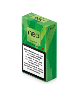 Packung neo™ Tabak-Stick Green Click links Seitenansicht