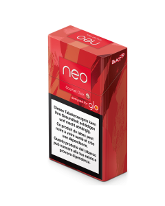 Packung neo™ Tabak-Stick Scarlet Click links Seitenansicht