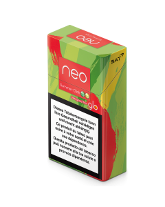 Packung de neo™ Tabak-Stick Summer Click rechts Seitenansicht