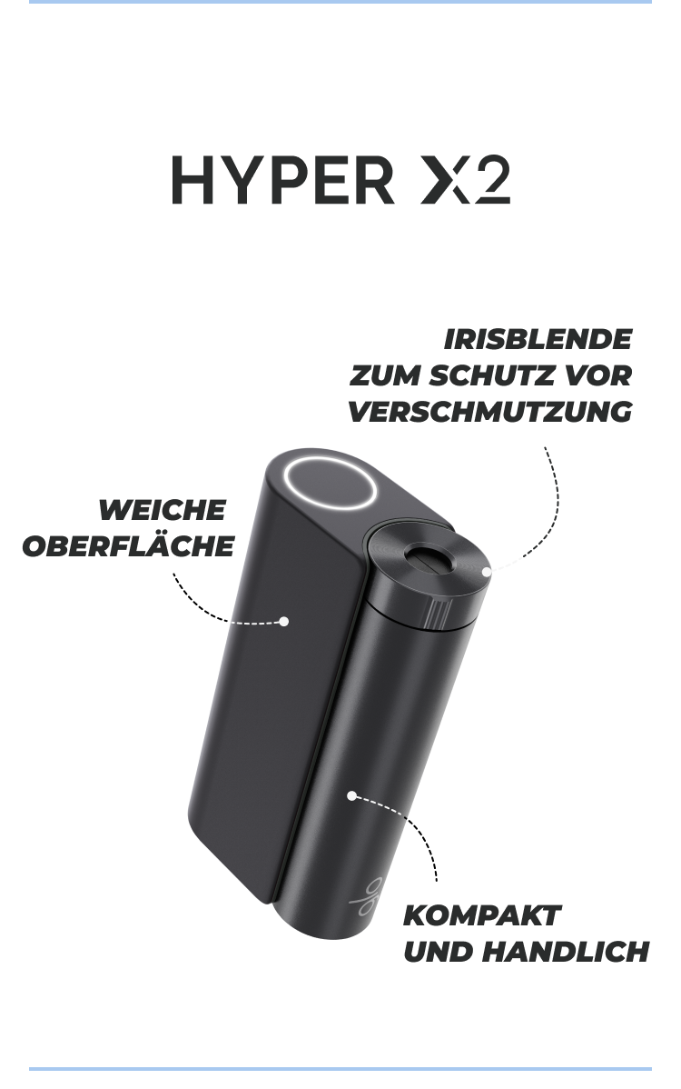 glo™ Hyper Air, das bisher Kompakteste glo™ device