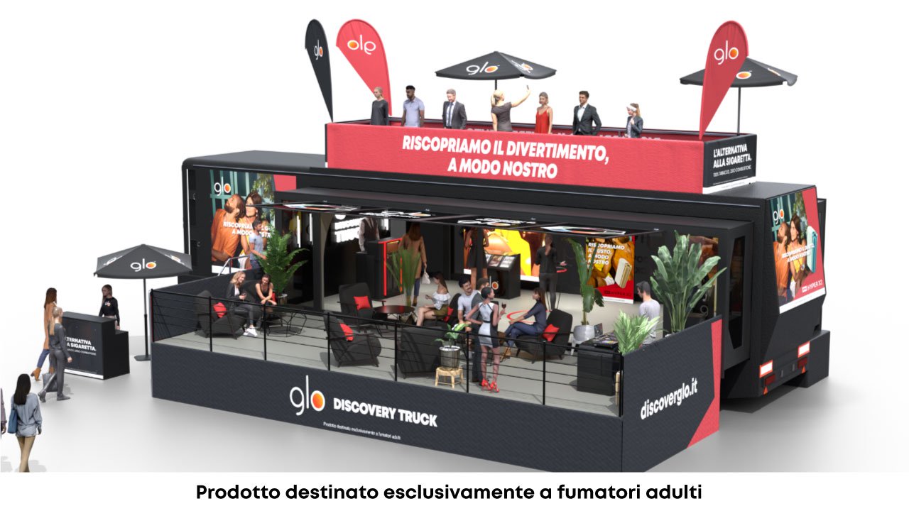 glo™ presenta il glo™ DISCOVERY TRUCK: uno spazio polifunzionale per vivere  esperienze tra design ed innovazione